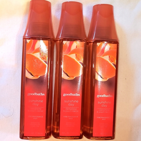 New, Goodbaths, Sunshine Day, Clementine & Peach Nectar fine fragrance mist - Picture 2 of 4